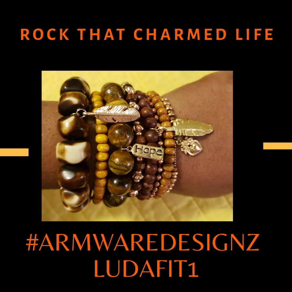 AMBER BROWN & EARTH TONE INSPIRATION BEAD CHARMS